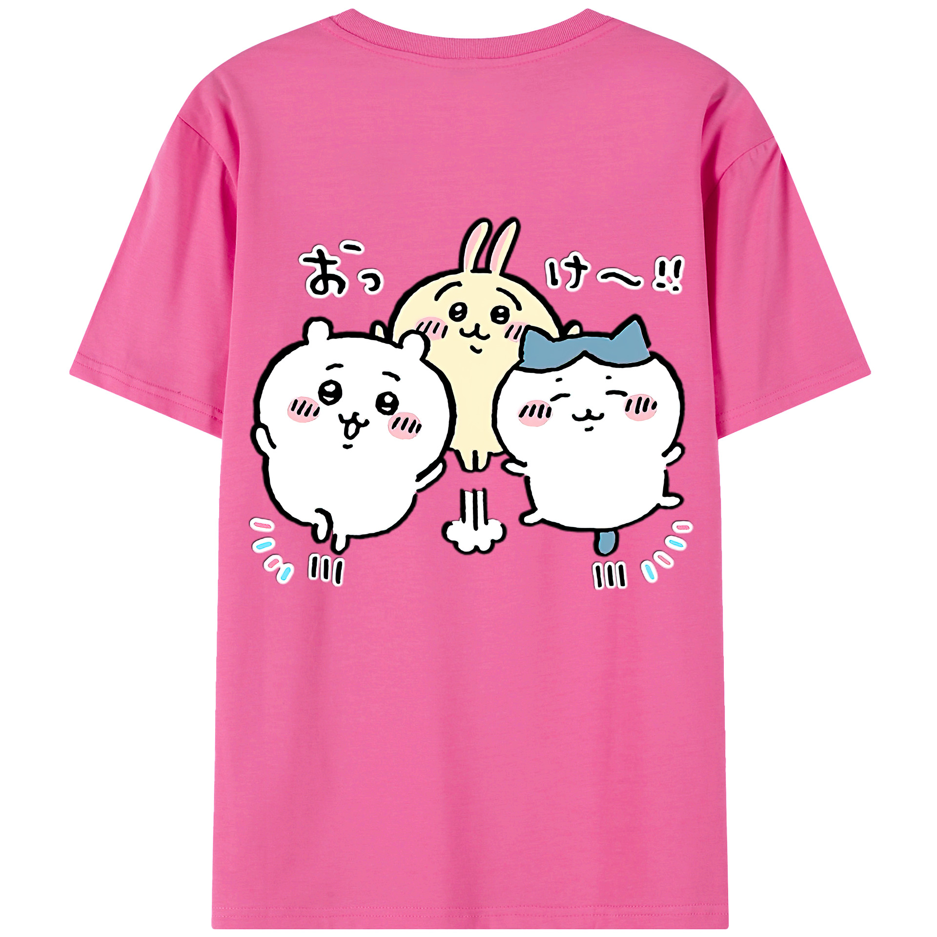 （画像用） ちいかわ ちいかわ Chii-kawa chiikawa レディース半袖Tシャツ(バックプリント)